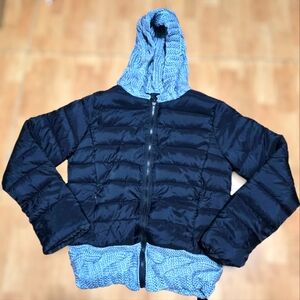 Youth Puffer Jacket with Hoodie